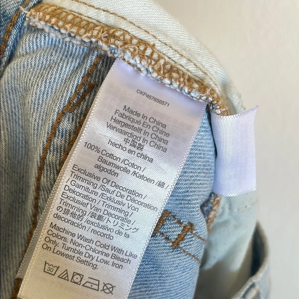 Madewell The Perfect Vintage Jean High Waisted Straight Tapered Slim Leg C2819